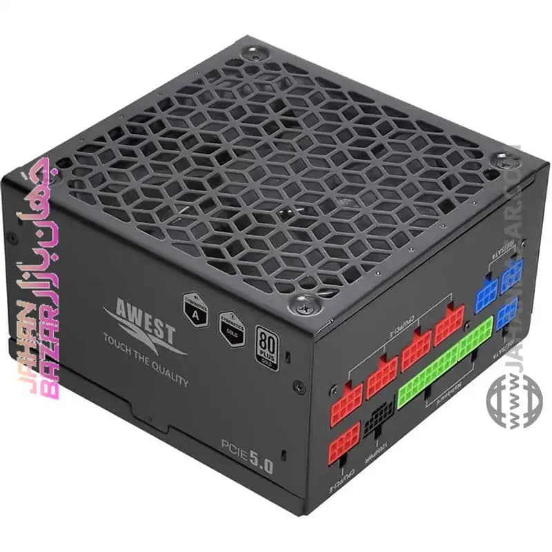 منبع تغذیه 850 وات اوست Awest مدل AV850 GFB V3 80 Plus Gold