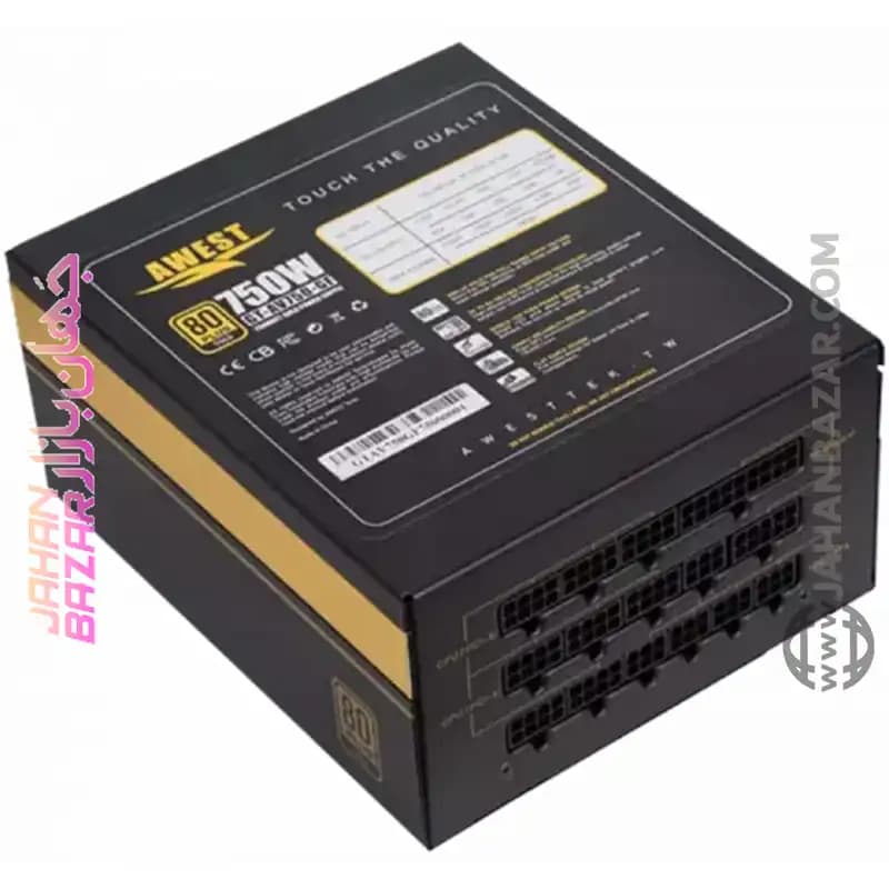 منبع تغذیه 750 وات اوست Awest مدل GT-AV750-GF 80Plus Gold — تصویر ۴