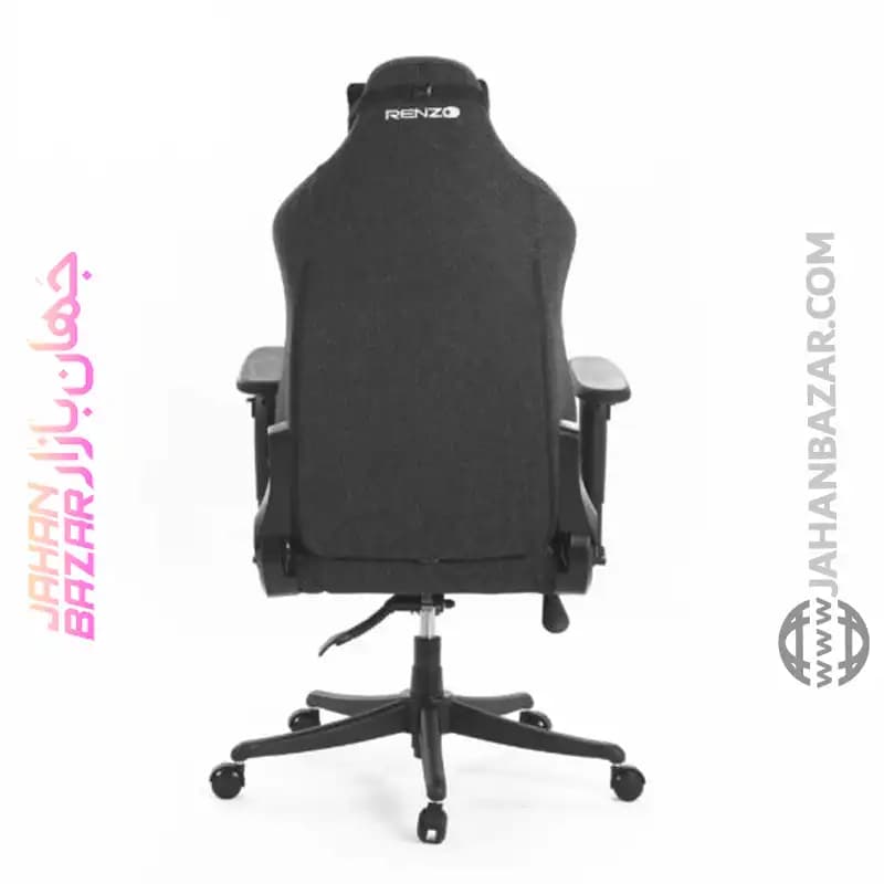 صندلی گیمینگ Renzo رنزو رویال مدل Dynamic FABRIC Blue — تصویر ۴