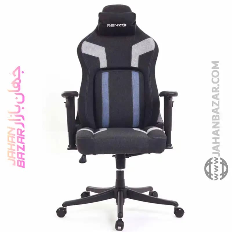 صندلی گیمینگ Renzo رنزو رویال مدل Dynamic FABRIC Blue