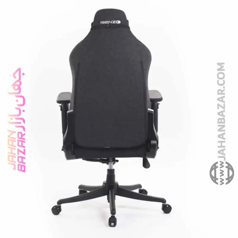 صندلی گیمینگ Renzo رنزو رویال مدل Dynamic FABRIC Black — تصویر ۷