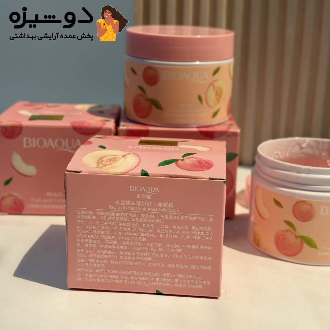 اسکراب لایه بردار هلو بیوآکوا BIOAQUA — تصویر ۶