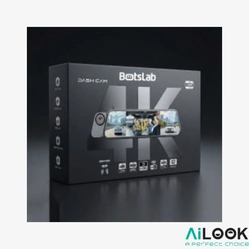 دوربین ثبت وقایع خودرو دو دوربین آیینهای وایفایدار BOTSLAB مدل Q8 — تصویر ۲