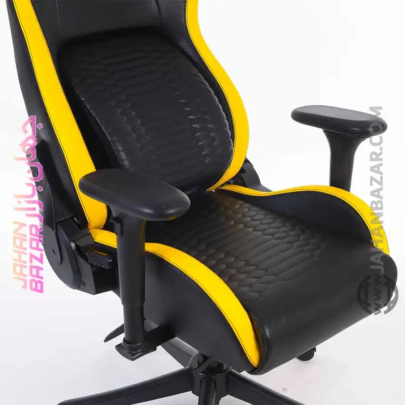 صندلی گیمینگ Renzo رنزو رویال مدل Royal Cyber Yellow — تصویر ۴