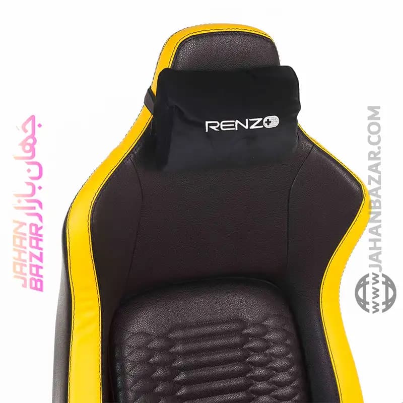 صندلی گیمینگ Renzo رنزو رویال مدل Royal Cyber Yellow — تصویر ۶