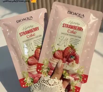 ماسک پا کیک توت فرنگی بیواکوا BIOAQUA — تصویر ۹