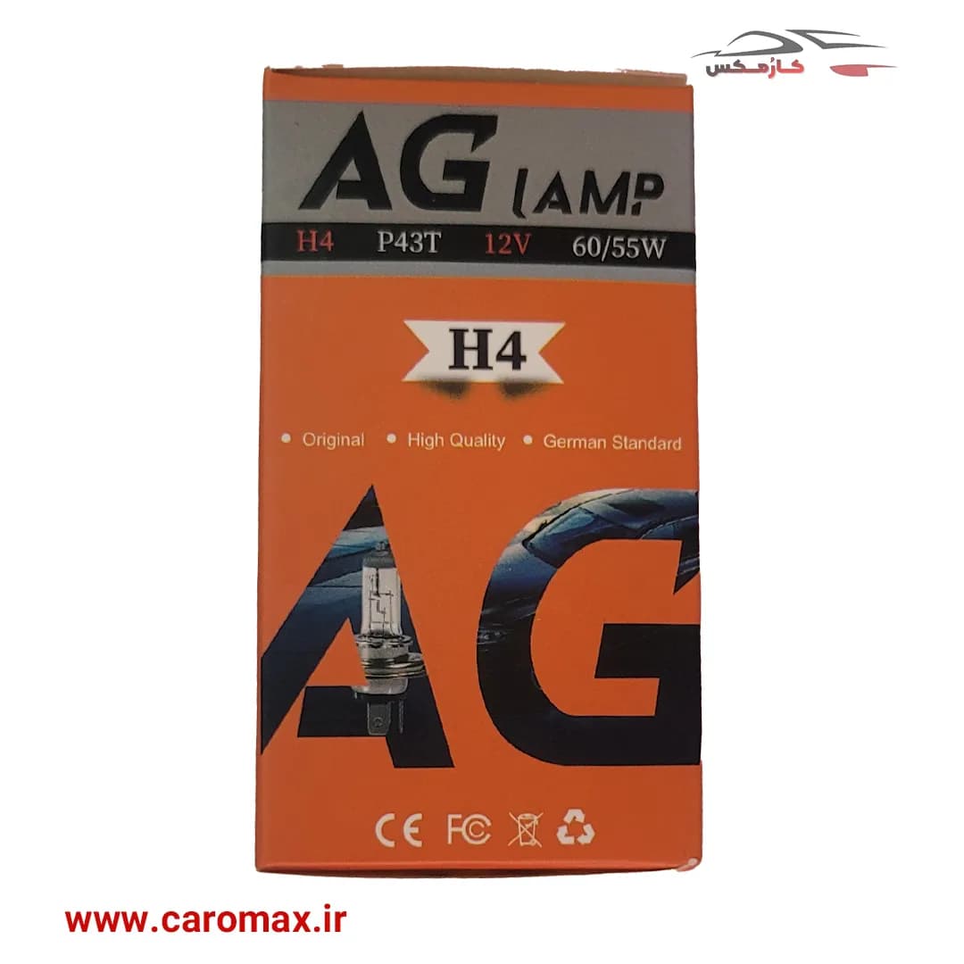لامپ چراغ جلو سه خار – پایه H4 مدل 55/60w — تصویر ۲