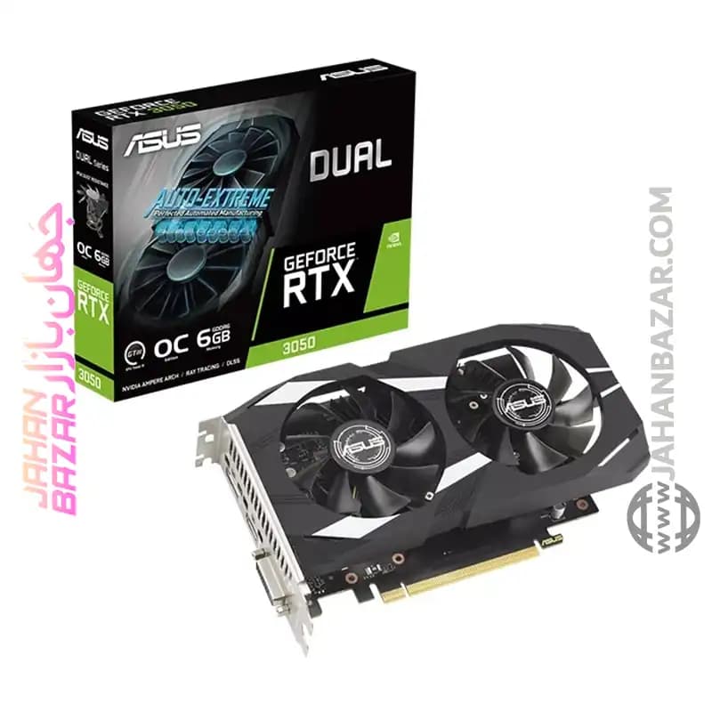 کارت گرافیک ایسوس ASUS مدل Dual GeForce RTX 3050 OC Edition 6GB — تصویر ۴