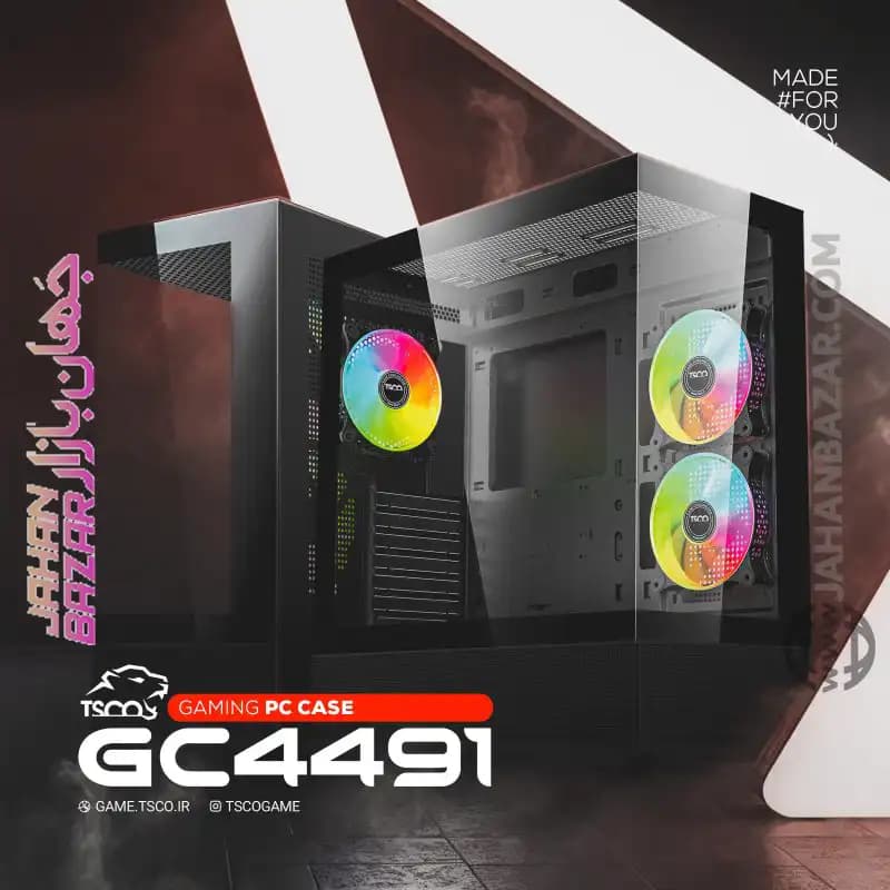 کیس گیمینگ تسکو TSCO مدل GC 4491 — تصویر ۲