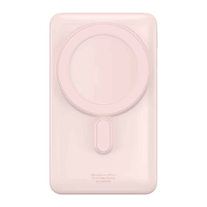 پاور بانک بی سیم فست شارژ باسئوس Magnetic PPCX00020 QC PD 20W ظرفیت 10000 میلی آمپر ساعت — تصویر ۲