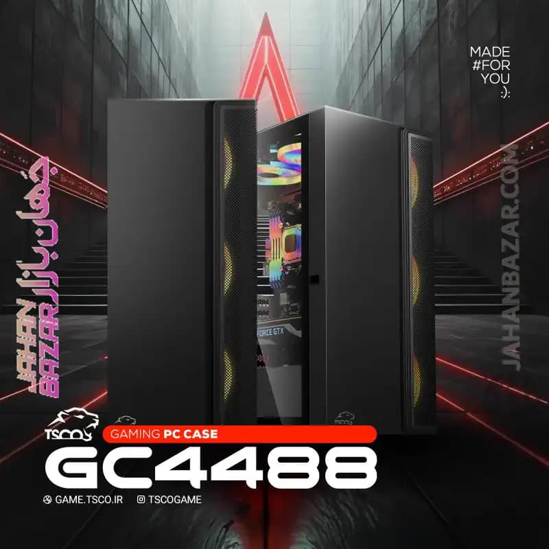کیس گیمینگ تسکو TSCO مدل GC 4488 — تصویر ۴