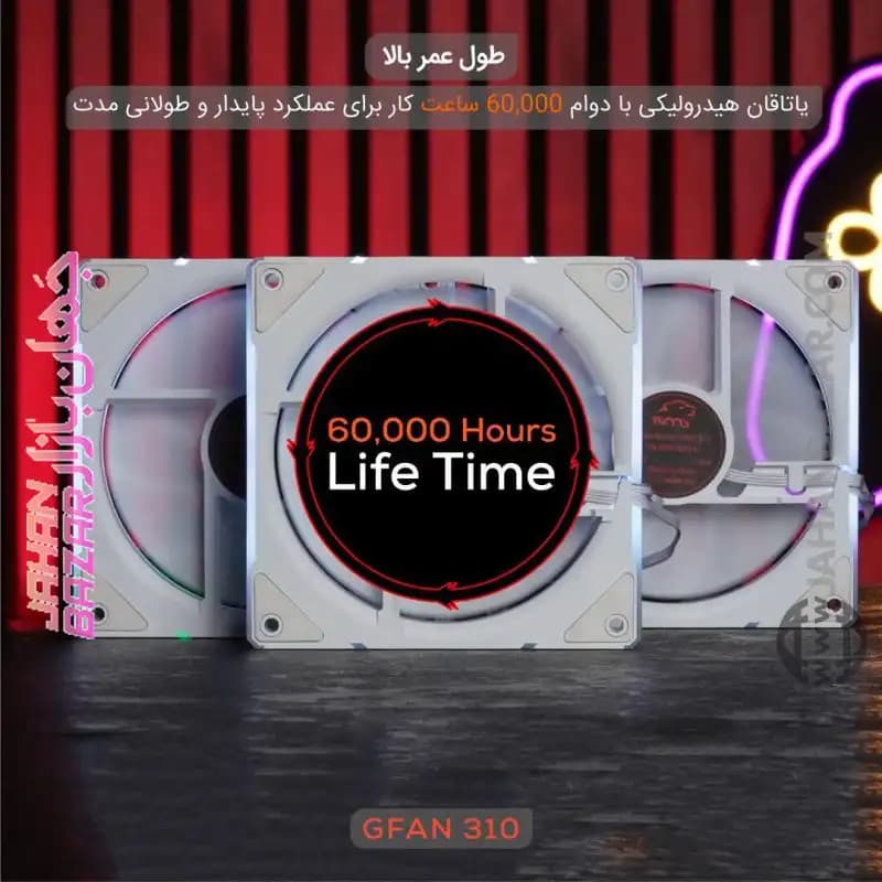 فن کیس گیمینگ تسکو مدل GfAN 310 Skadi Lumina — تصویر ۴