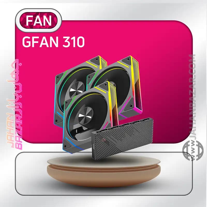 فن کیس گیمینگ تسکو مدل GfAN 310 Skadi Lumina — تصویر ۳