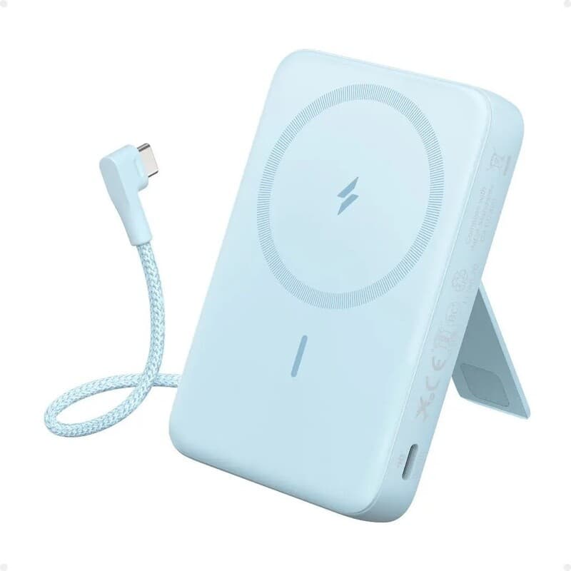 پاور بانک بی سیم فست شارژ انکر A1685H11 PD 30W ظرفیت 10000 میلی آمپر ساعت — تصویر ۲