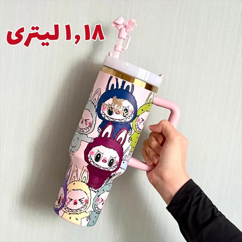 تراول ماگ استنلی طرح لبوبو — تصویر ۵