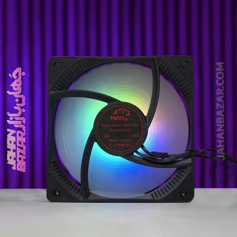 فن کیس گیمینگ تسکو مدل Skadi Storm GFan 100 — تصویر ۶