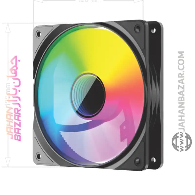 فن کیس گیمینگ تسکو مدل Skadi Storm GFan 100 — تصویر ۷