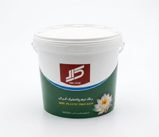 رنگ نیم پلاستیک درجه یک ۱۲ کیلویی