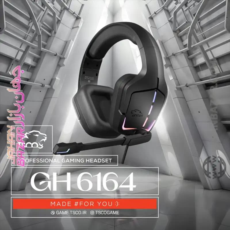 هدست گیمینگ ویبره دار تسکو TSCO مدل GH 6164 — تصویر ۴