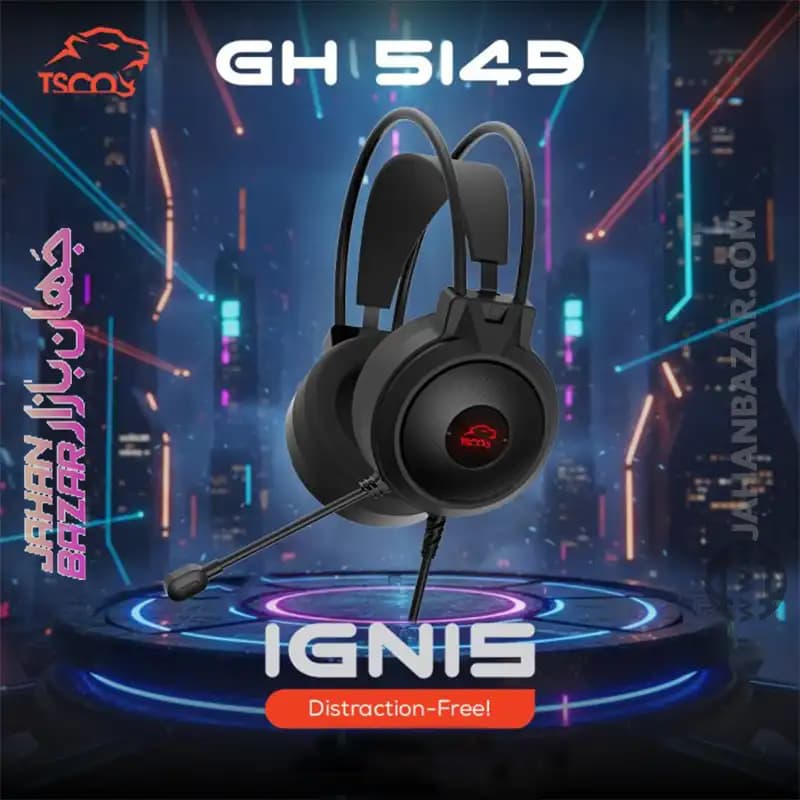 هدست گیمینگ تسکو TSCO مدل GH 5149 Ignis — تصویر ۸