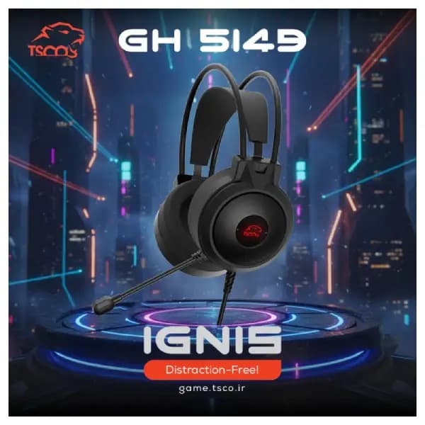 هدست گیمینگ تسکو TSCO مدل GH 5149 Ignis — تصویر ۱۲