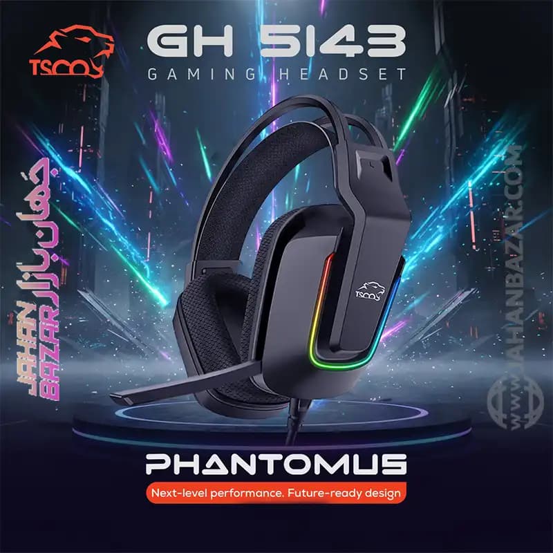 هدست گیمینگ تسکو TSCO مدل GH 5143 Phantomus — تصویر ۳