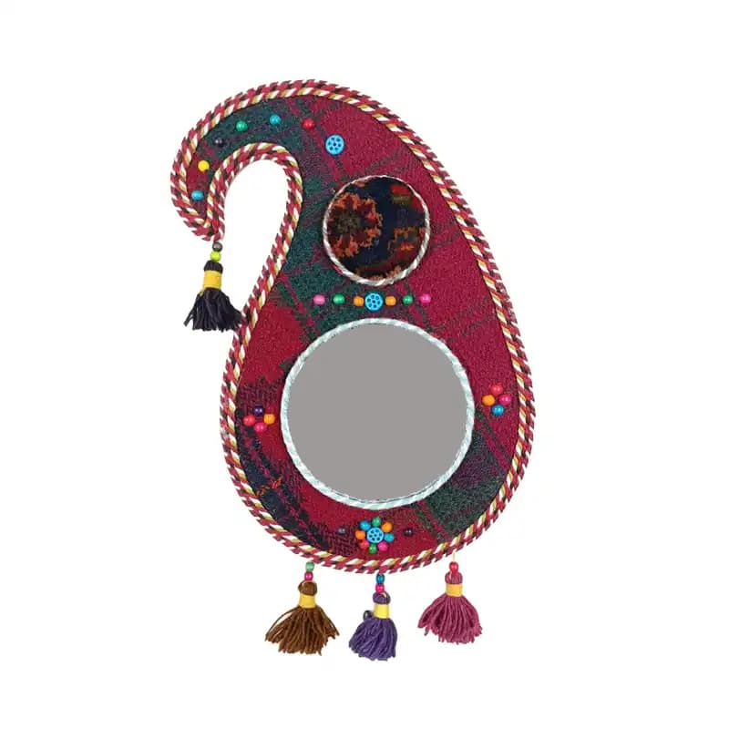 آینه گلیمی بزرگ طرح ترمه کد001