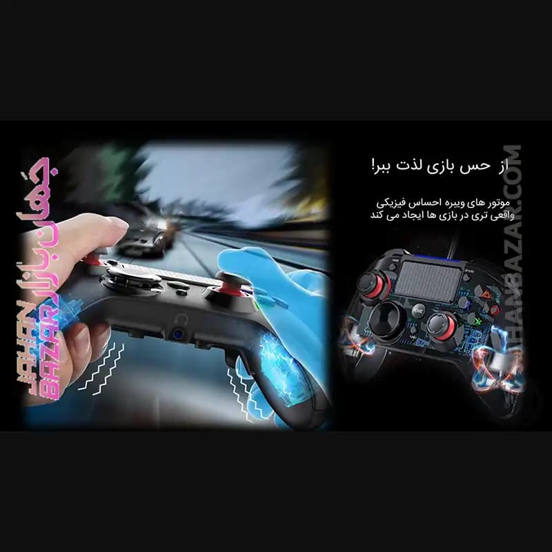 گیم پد وایرلس PS4 تسکو TSCO مدل TG 170W — تصویر ۶