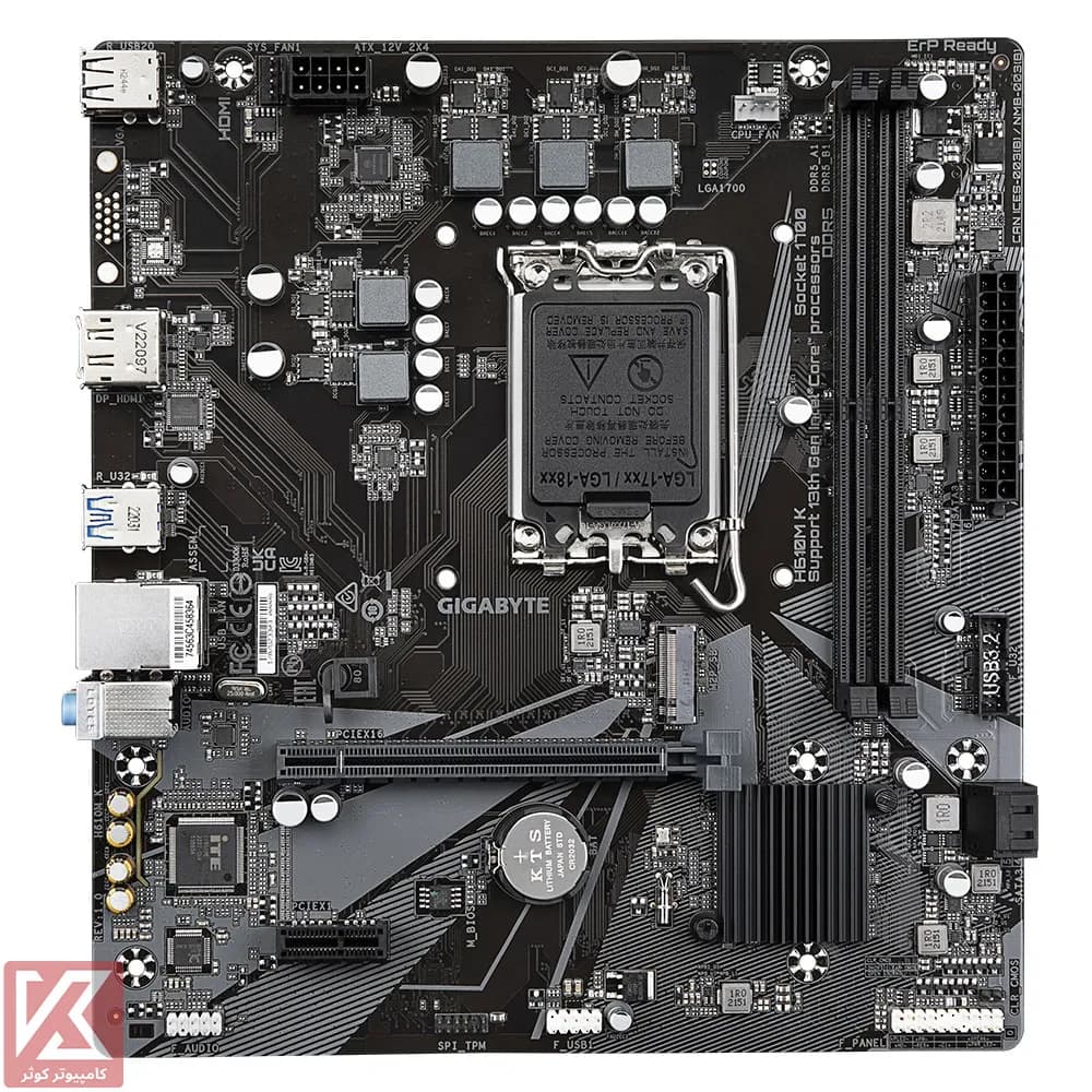 مادربرد گیگابایت H610M H DDR5 — تصویر ۸