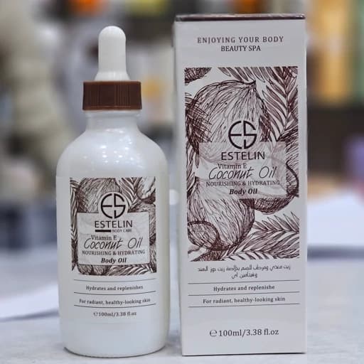 روغن نارگیل استلین 100 میل نرم کننده و آبرسان قوی پوست بدن درمان خشکی و پوست مرغی بدن ودرمان پوست پوست شدن بر اثر خشکی — تصویر ۹