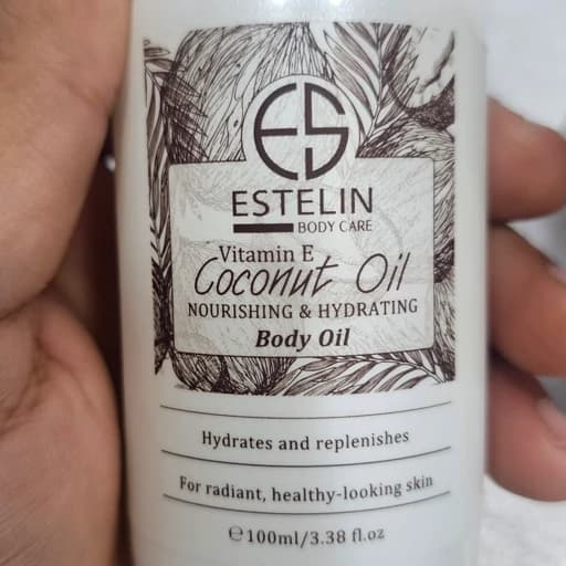 روغن نارگیل استلین 100 میل نرم کننده و آبرسان قوی پوست بدن درمان خشکی و پوست مرغی بدن ودرمان پوست پوست شدن بر اثر خشکی — تصویر ۷