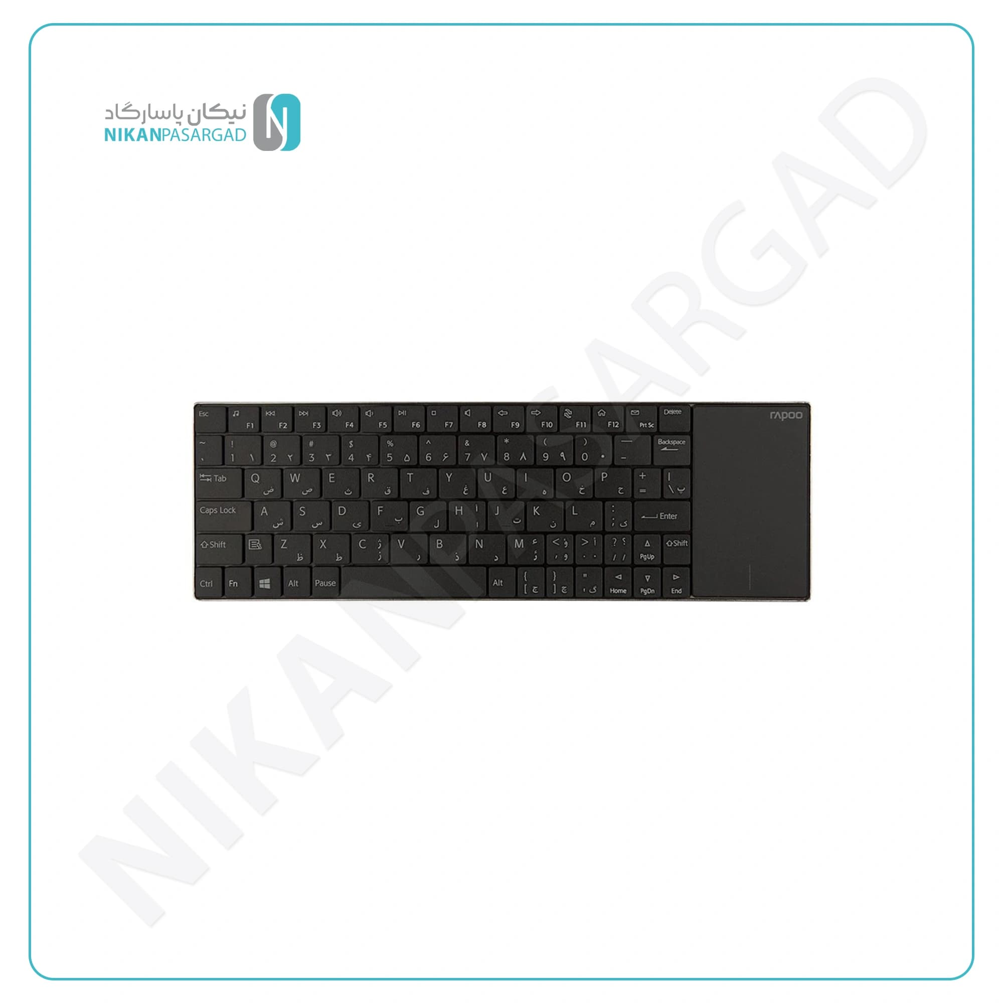 کیبورد بی سیم رپو مدل E2710 RAPOO مشکی — تصویر ۷