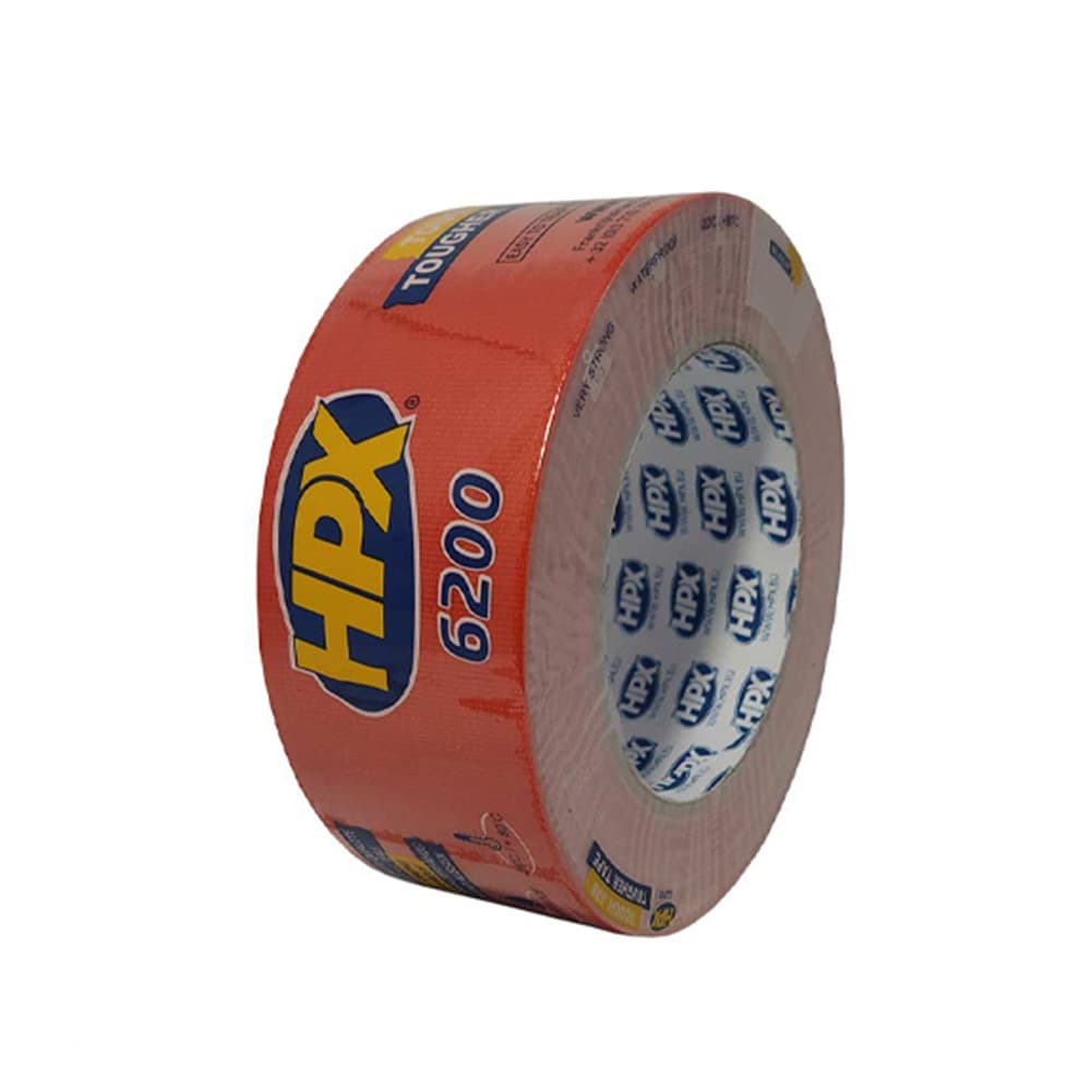 چسب نواری برزنتی نخی مسلح قرمز اچ پی ایکس HPX 6200 Tougher tape 48mm x 25m