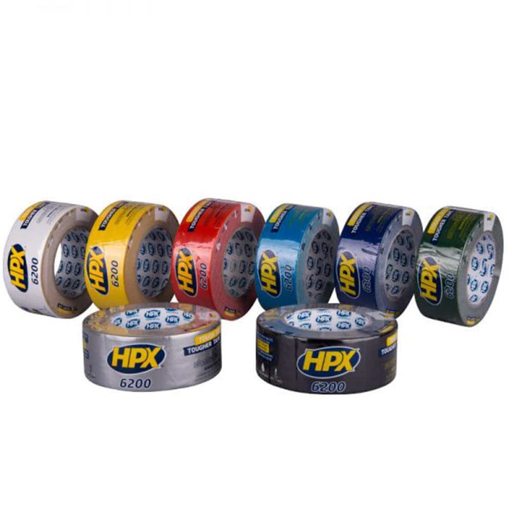 چسب نواری برزنتی نخی مسلح قرمز اچ پی ایکس HPX 6200 Tougher tape 48mm x 25m — تصویر ۵