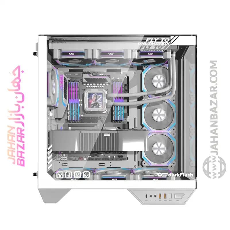 کیس کامپیوتر دارک فلش مدل DY470 ATX WH — تصویر ۷