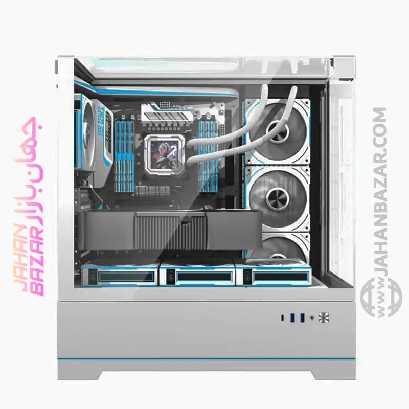 کیس کامپیوتر دارک فلش مدل DY450 Pro ATX WH — تصویر ۶