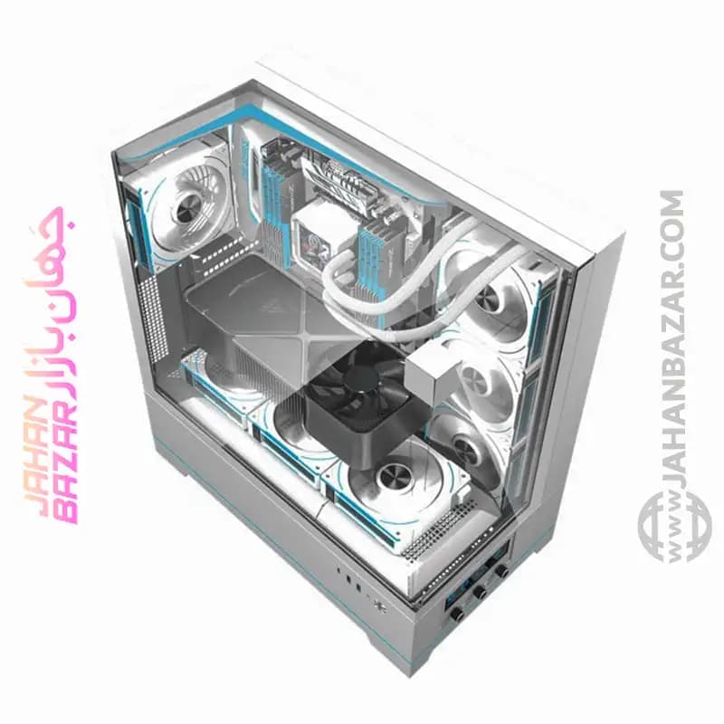 کیس کامپیوتر دارک فلش مدل DY450 Pro ATX WH — تصویر ۷