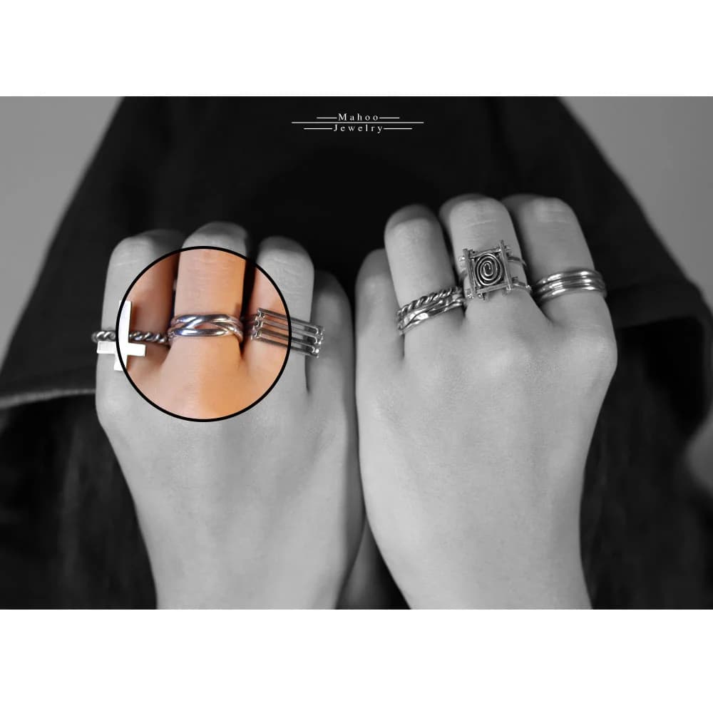انگشتر نقره R0165 — تصویر ۲