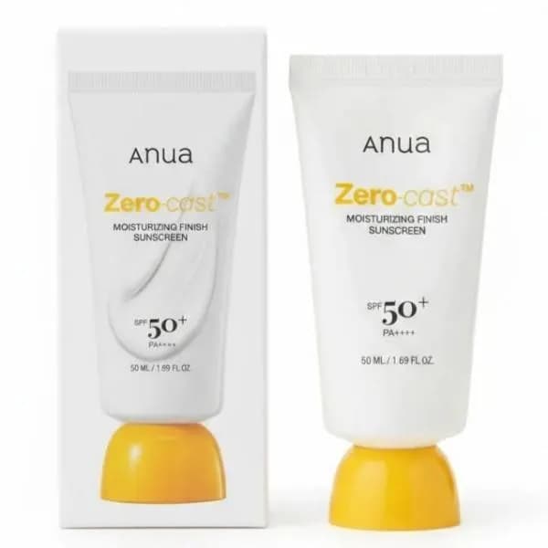 کرم ضد آفتاب بیرنگ آنوا (SPF 50+ PA++++) مناسب دست، صورت، گردن، دور چشم مدل zero cast محافظ UVA ،UVB مناسب انواع پوست حجم 50 میلیلیتر — تصویر ۹