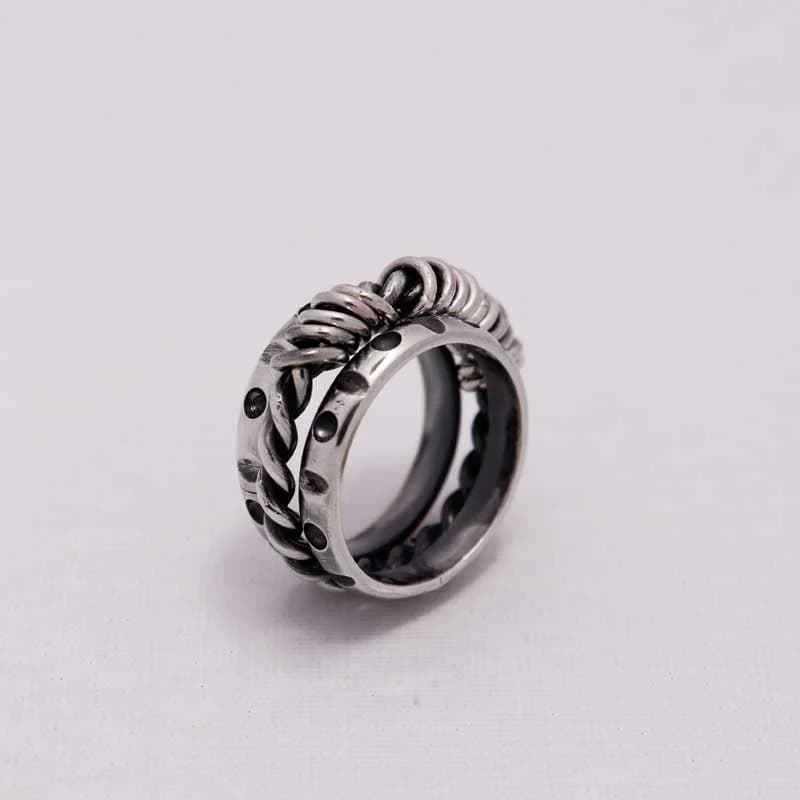 انگشتر نقره انعکاس 2 R0155
