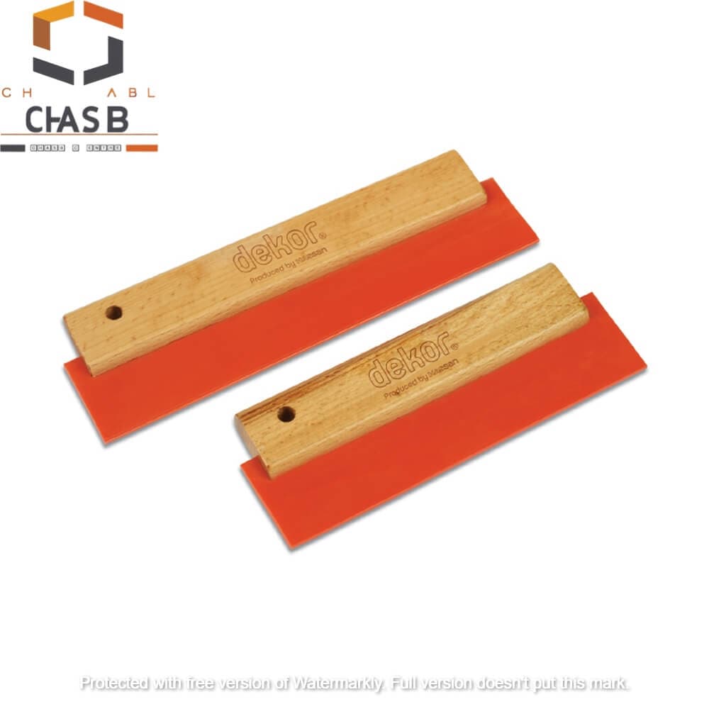 لیسه دسته چوبی ژلهای قرمز طول 20 سانتی متر کد 133- Dekor Grout Cleaner Wooden Handle Code 133 — تصویر ۵
