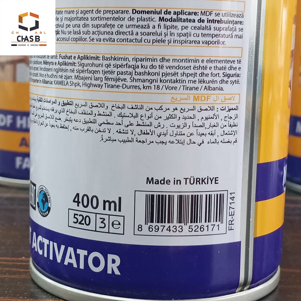 چسب 123 ام دی اف فرم فیکس FERM FIX univrsal fast MDF profile adhesive 400ml F400 — تصویر ۸