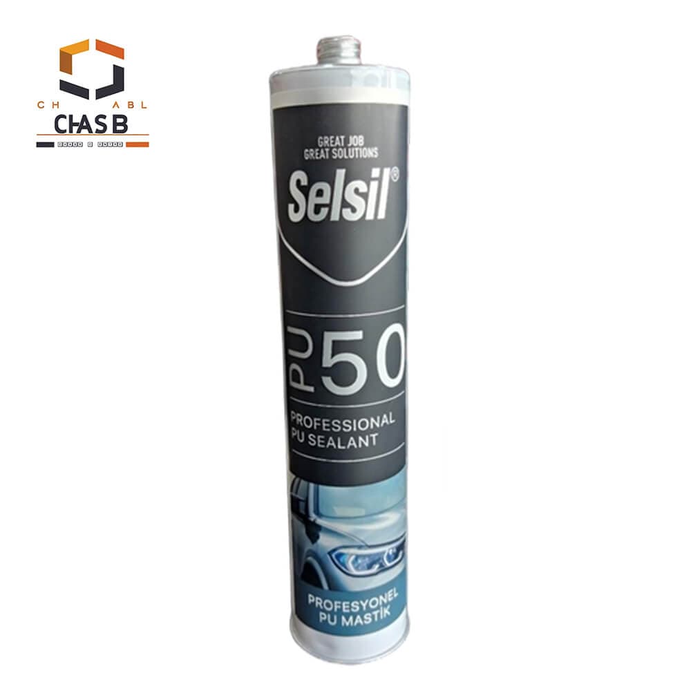 چسب پلی اورتان مشکی سلسیل کارتریج Selsil polyurethane sealant