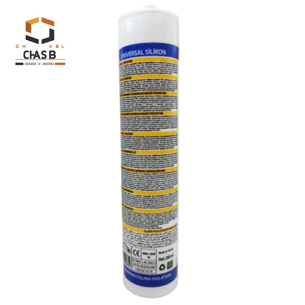چسب سیلیکون شفاف یونیورسال فرم فیکس – FERMFIX TRANSPARENT SILICONE 280ML — تصویر ۲