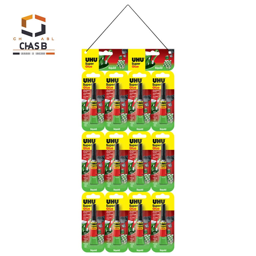 چسب مایع قطره ای سوپرگلو اوهو 3گرمی UHU Liquil Super Glue 3g — تصویر ۳