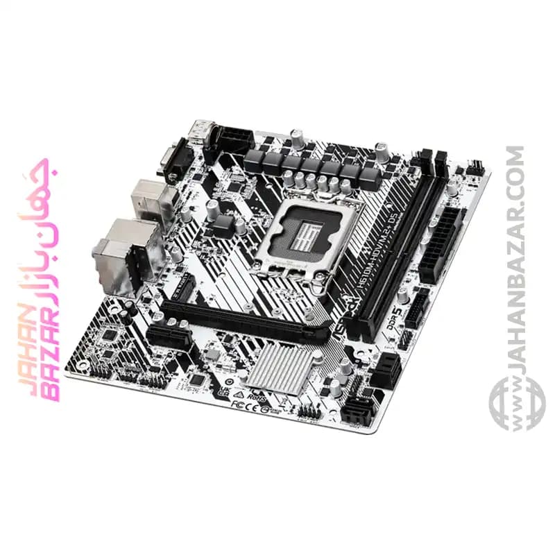 مادربرد ASRock ازراک DDR5 مدل H610M-HDV/M.2 — تصویر ۲