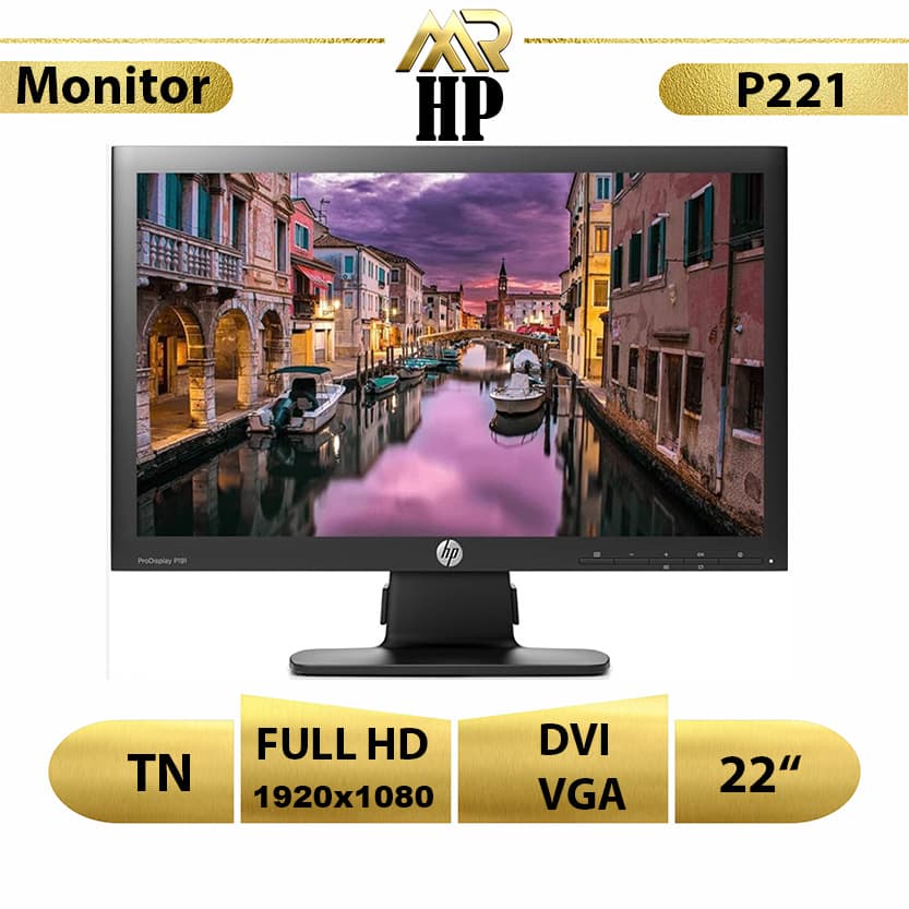 مانیتور استوک اچ پی P221 سایز 22 اینچ