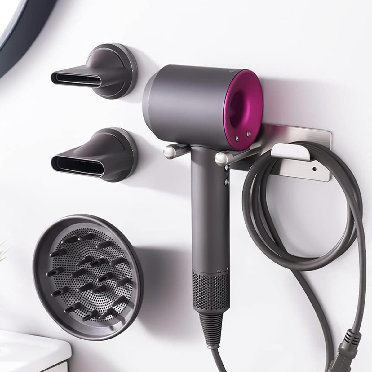 سشوار هایپرسونیک ۵ کاره مدل leafless hair drier طرح دایسون — تصویر ۵