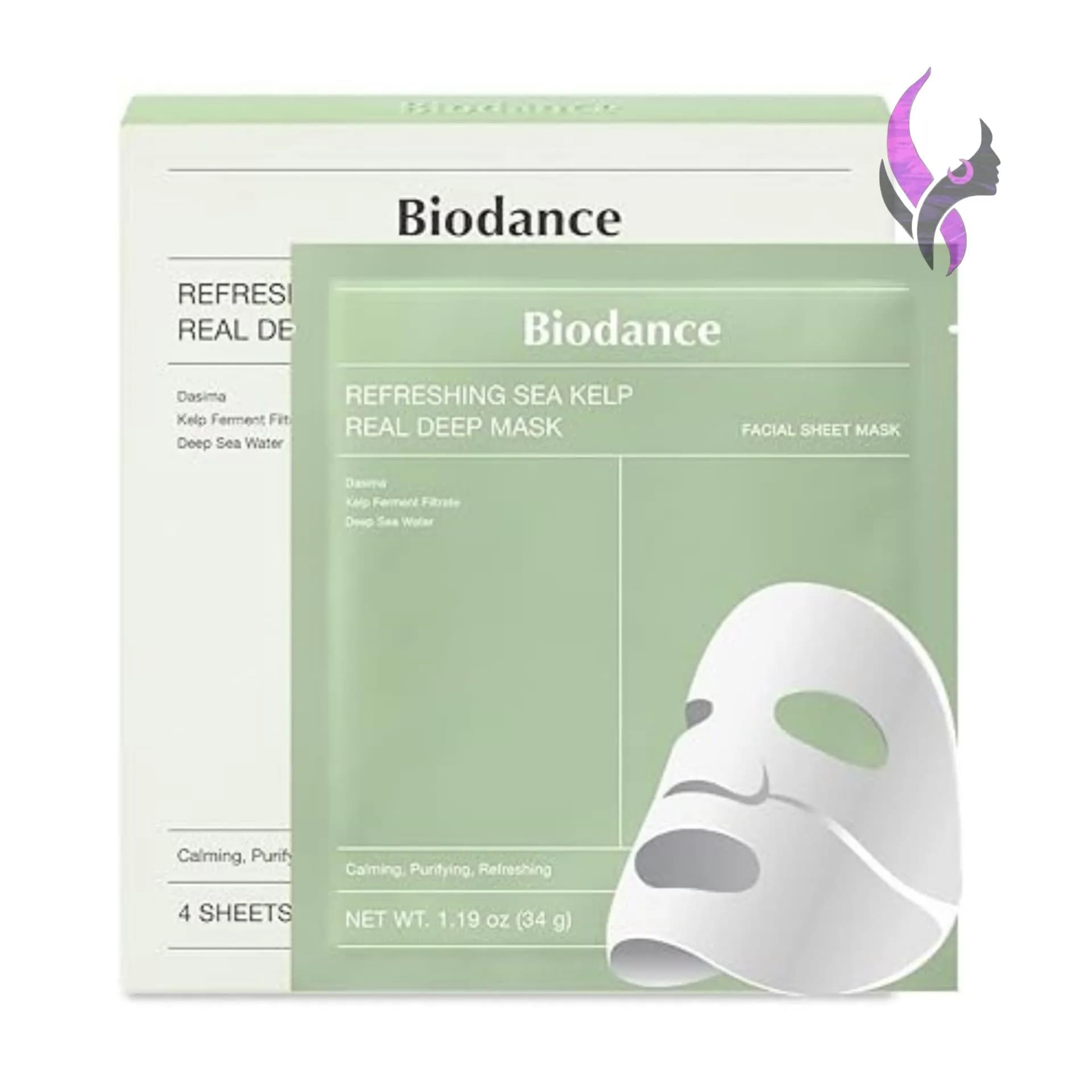 ماسک ورقه ای جلبک دریایی بایودنس Biodance — تصویر ۹