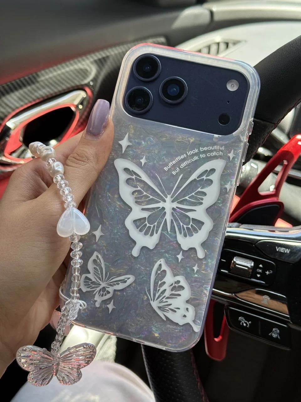 قاب Ice Butterfly با آویز (کدC2230) — تصویر ۱۰